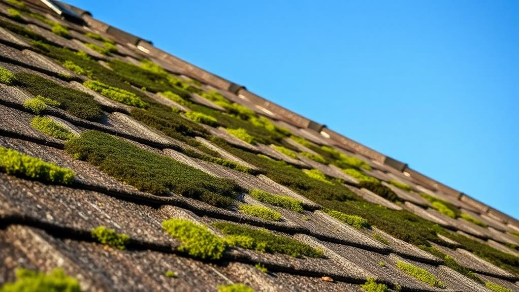 fungal growth on rooftops