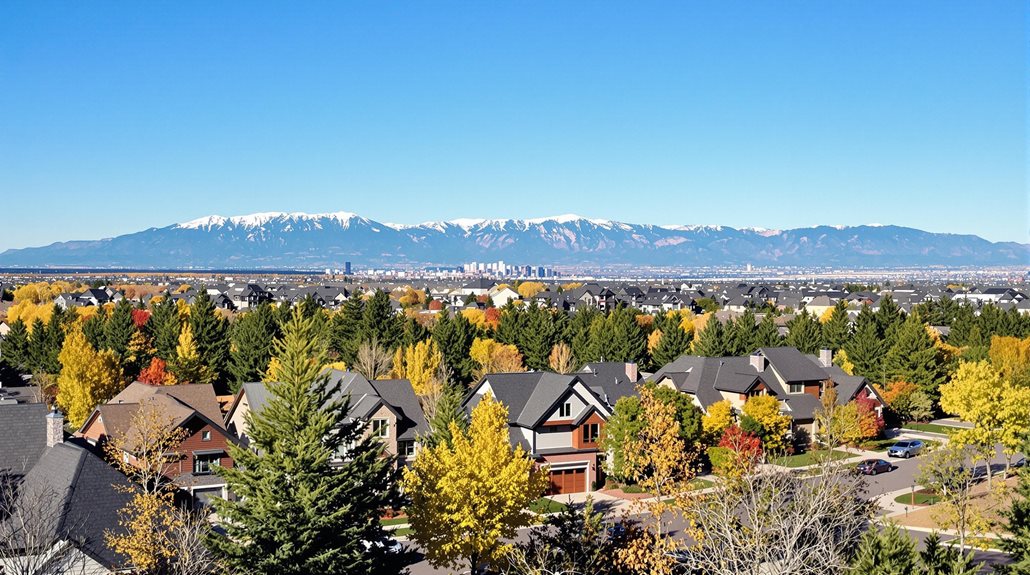 affluent suburban community near denver