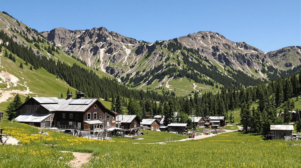 historic mining settlement