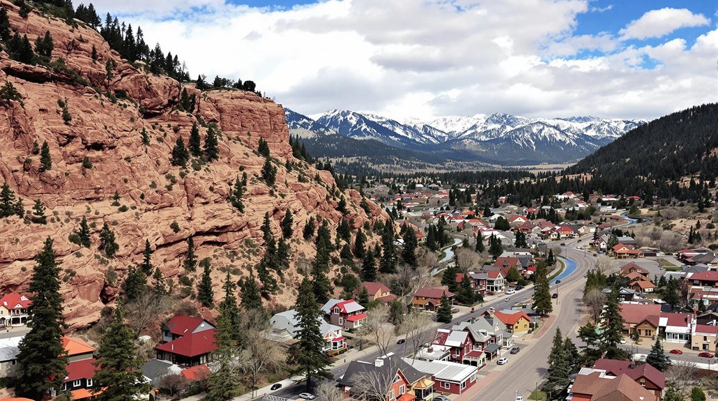 quaint colorado mountain town