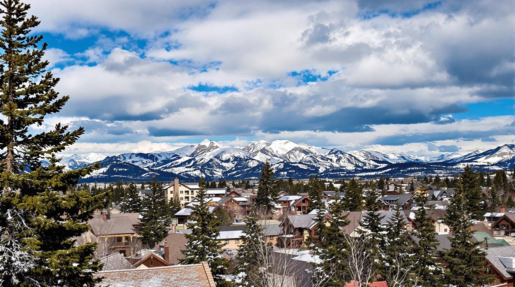 small footprint mountain town community