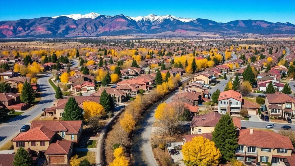 suburban denver community with outdoor recreation