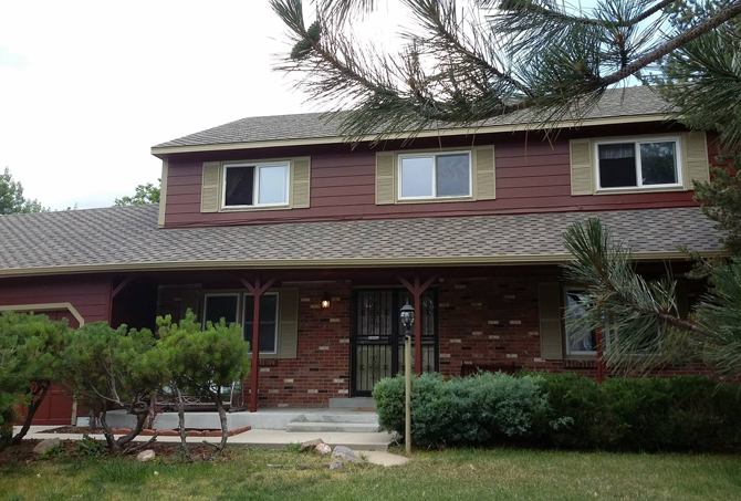 Complete tear-off roof replacement with new decking exposed